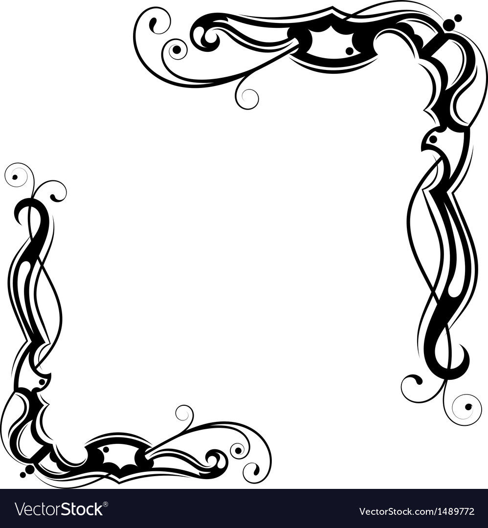 Tribal black-white tattoo design Royalty Free Vector Image