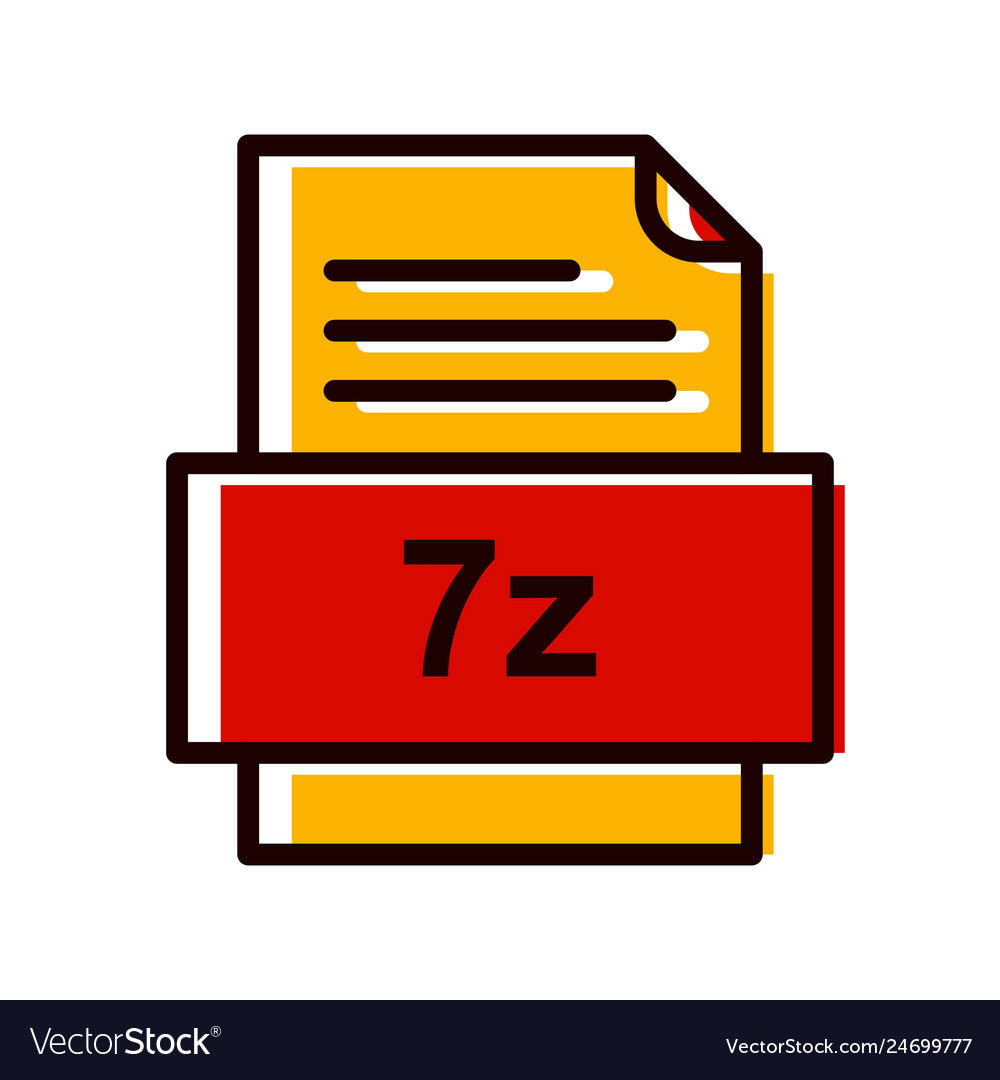 7z file document icon