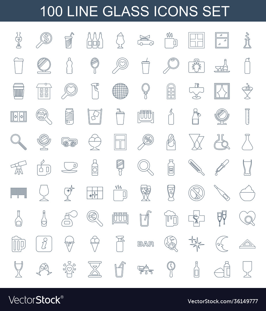 Glass icons