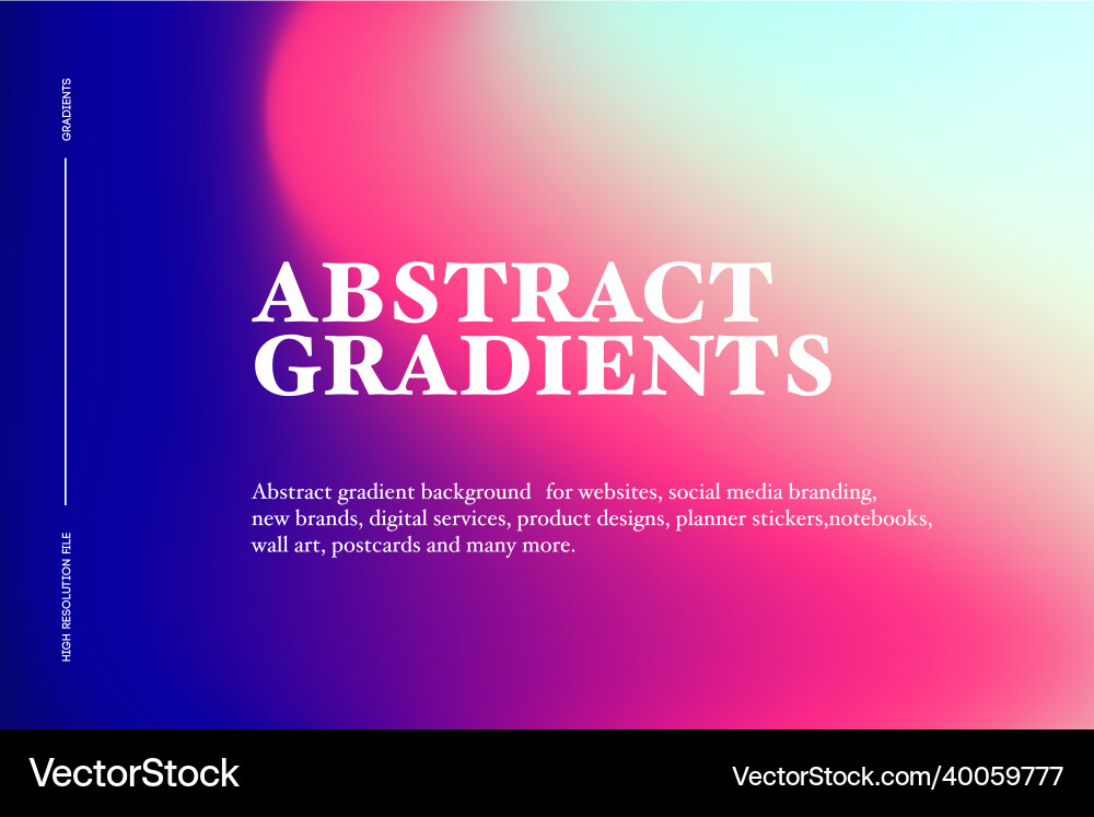 Gradient abstract background Royalty Free Vector Image