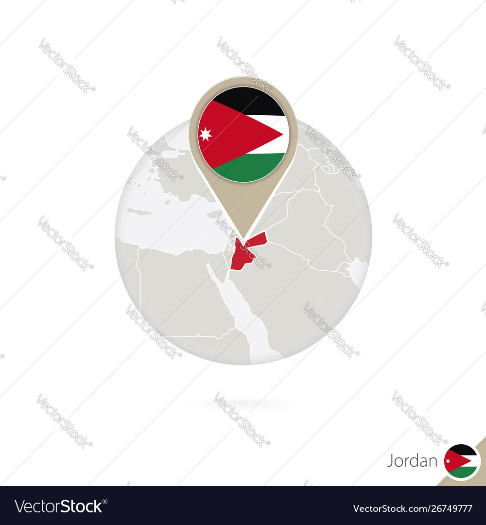 Jordan map and flag in circle