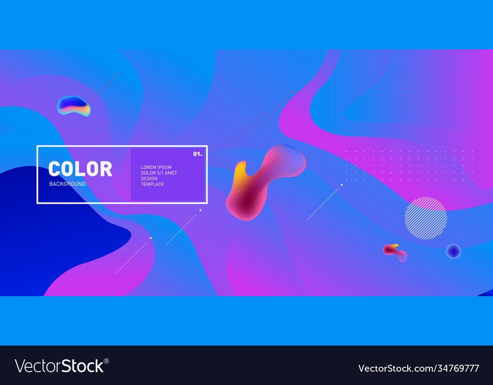 Liquid color background design fluid gradient