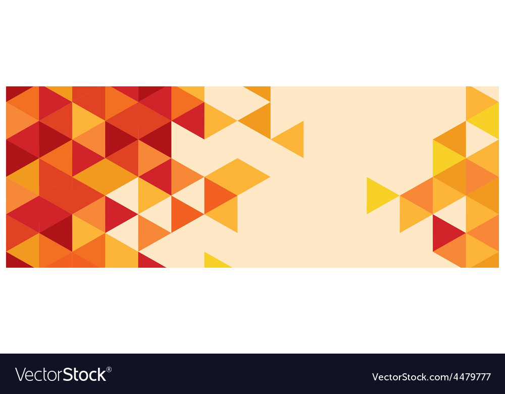 Red triangle background