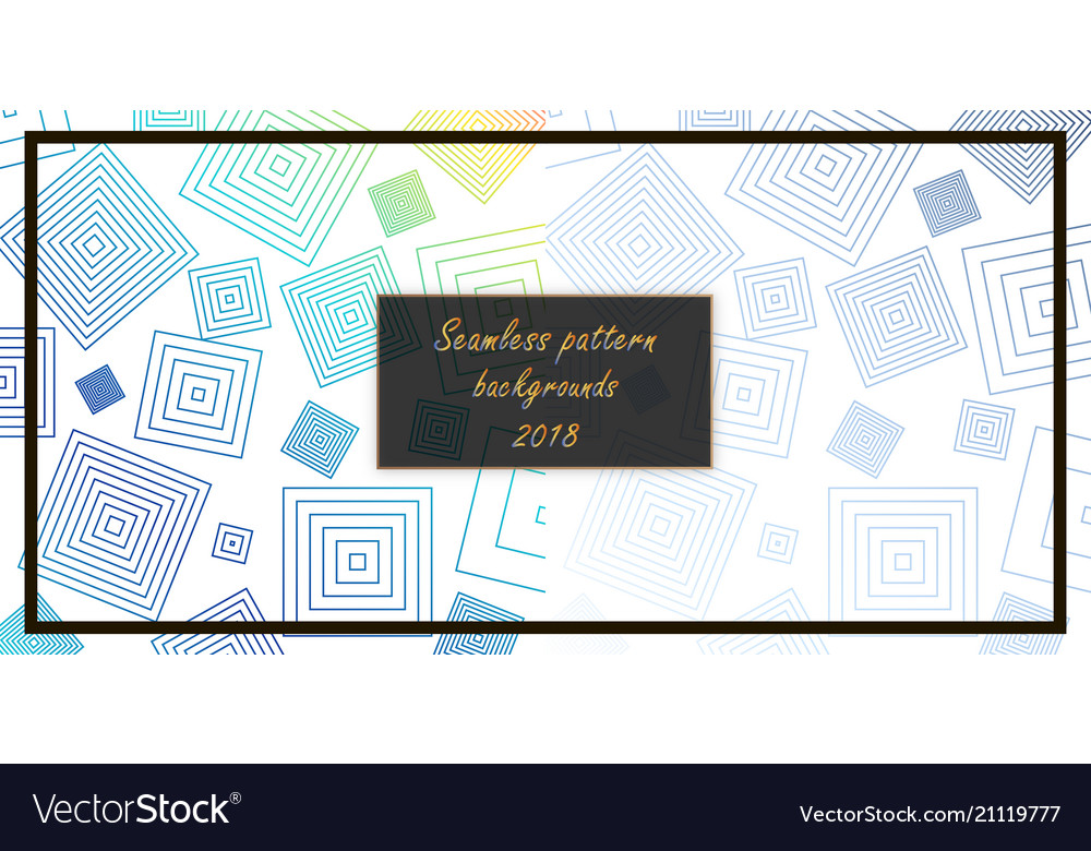 Set of seamless patterns repeating geometric