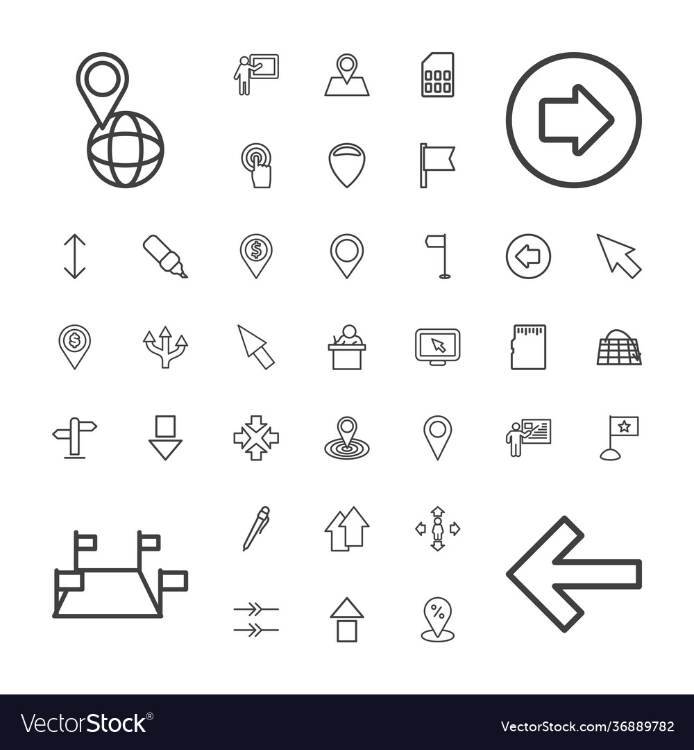 37 pointer icons