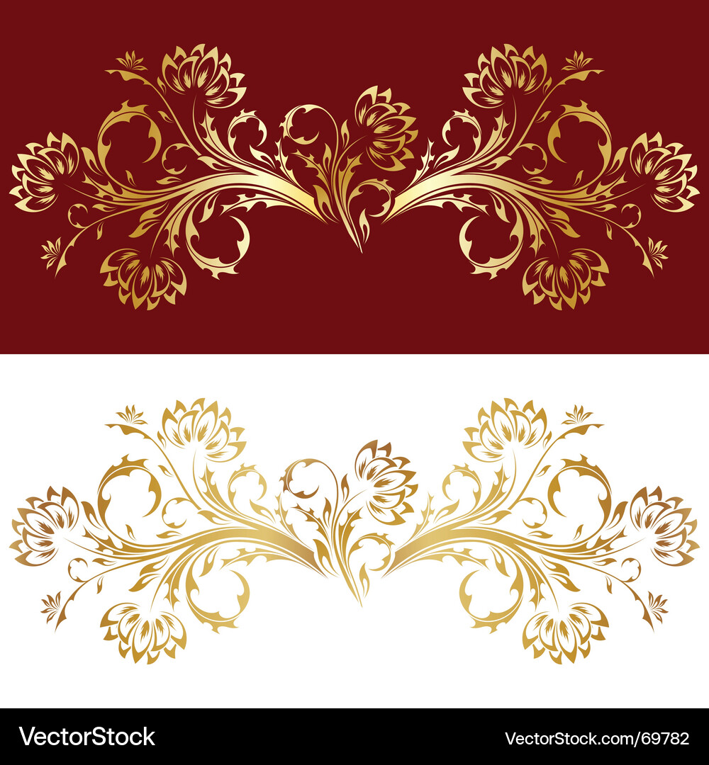 Floral Royalty Free Vector Image - VectorStock