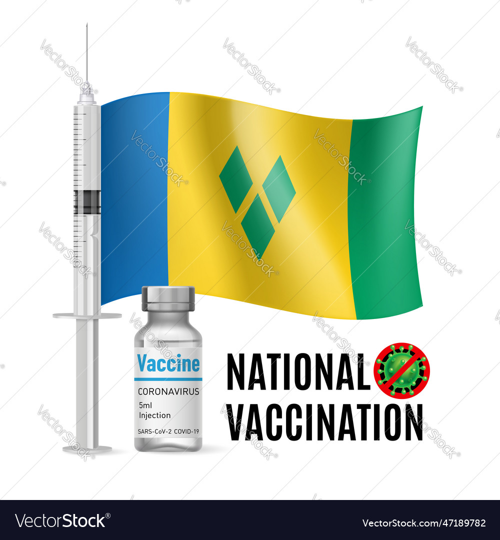 Immunization icon of saint vincent