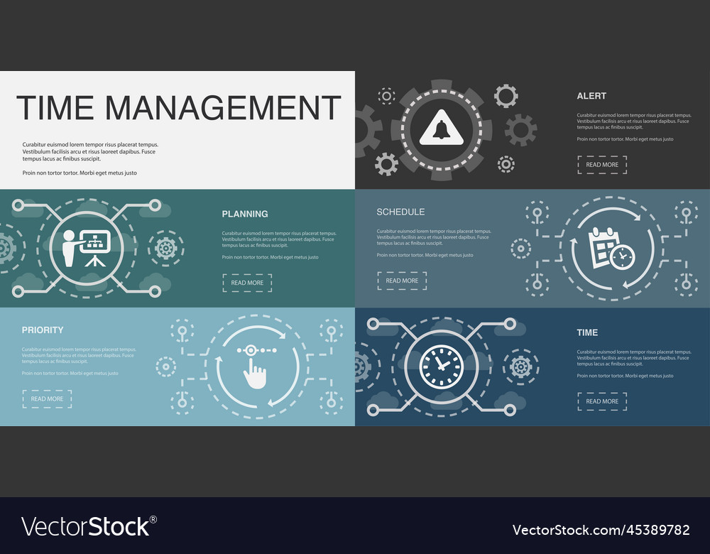 Planning priority alert schedule time icons