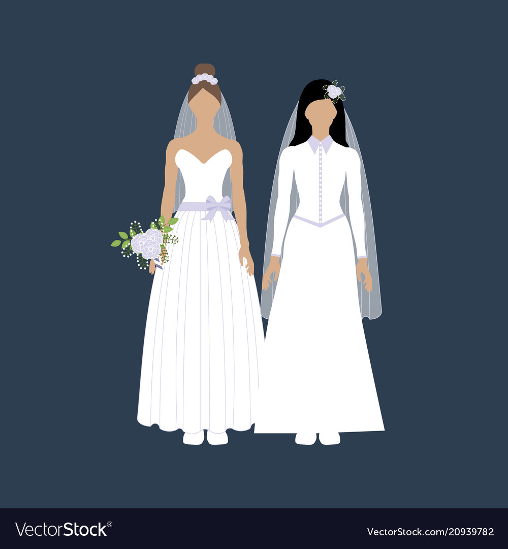 Same Sex Wedding Royalty Free Vector Image Vectorstock