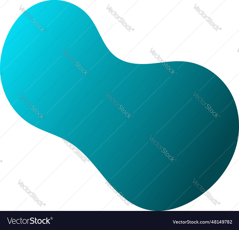 Shiny blob with soft blue dynamic gradient Vector Image Shiny blob with soft blue dynamic gradient