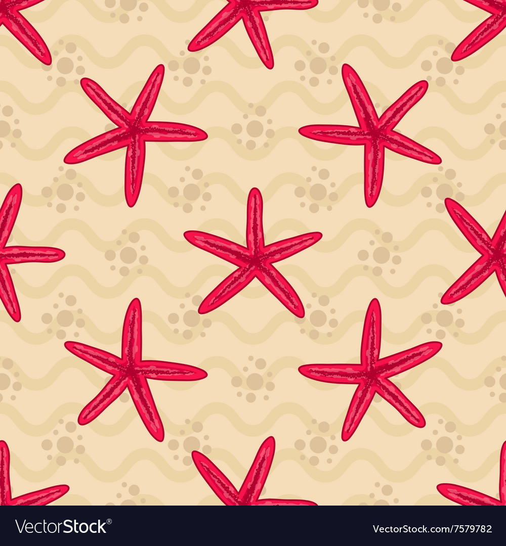 Starfish Pattern - Beige Texture