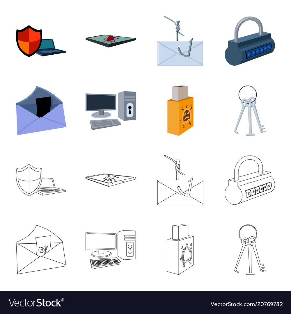 Virus monitor display screen hackers