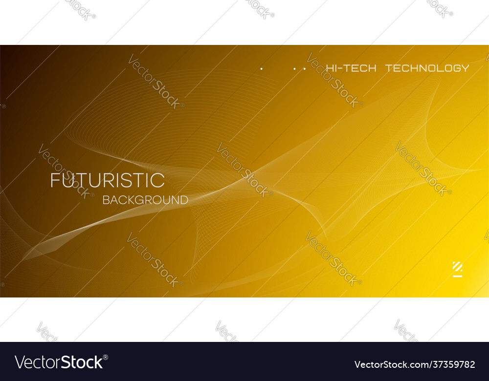Wavy dynamic lines flowing particles abstract vector image Wavy dynamic lines flowing particles abstract