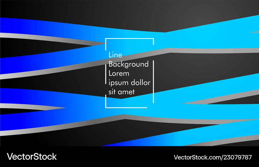 Abstract wave background with blue gradient Vector Image