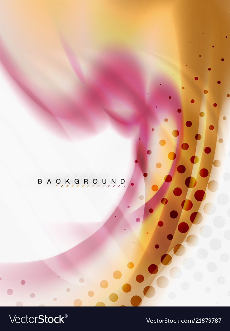 Background abstract color flow liquid design vector image Background abstract color flow liquid design