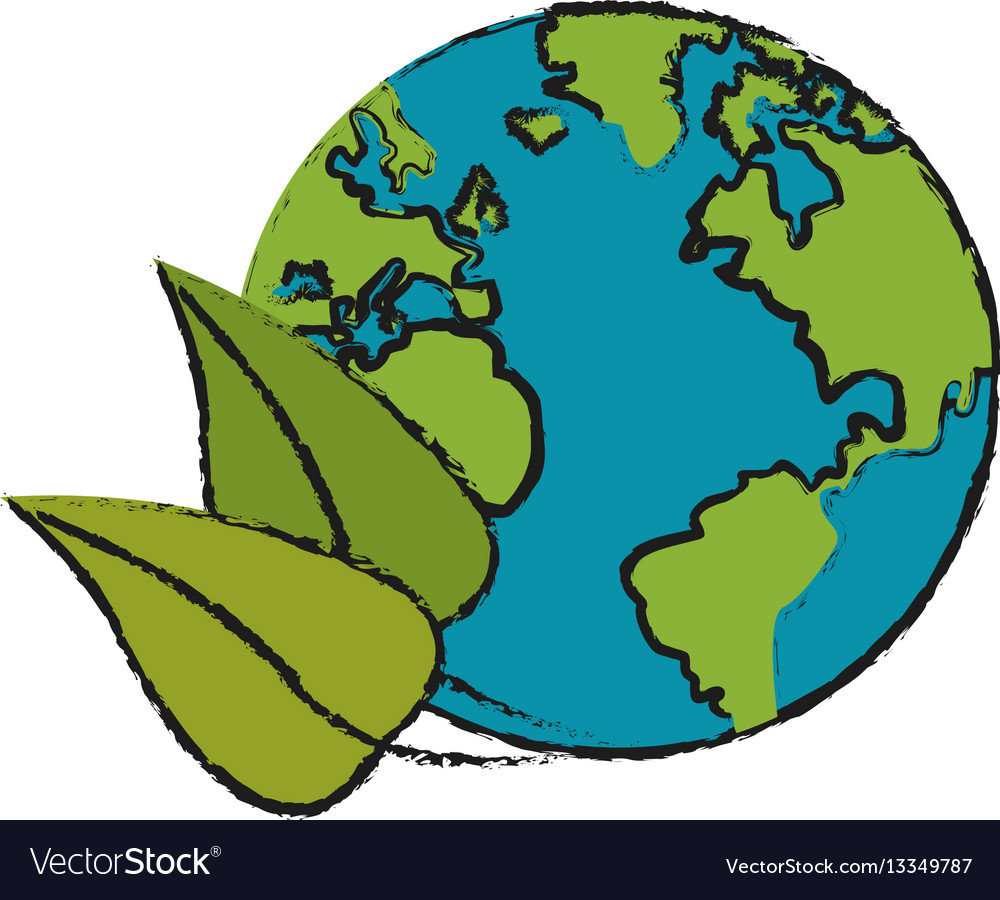 Earth planet icon Royalty Free Vector Image - VectorStock