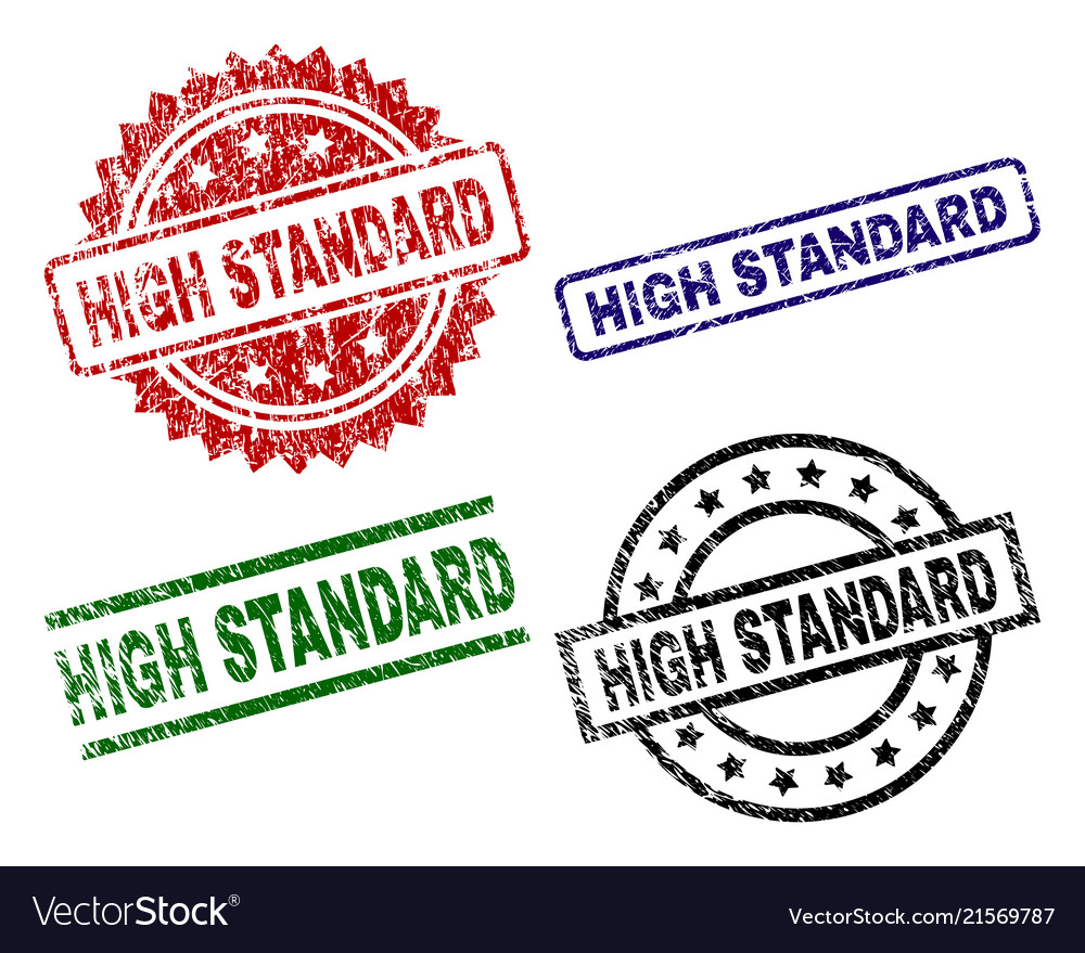 Grunge strukturierte hohe Standard-Siegelstempel