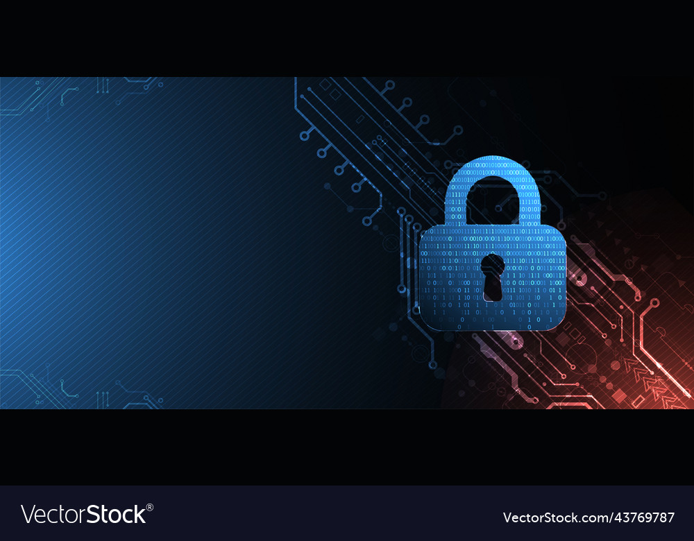 Protection background technology security encode Vector Image