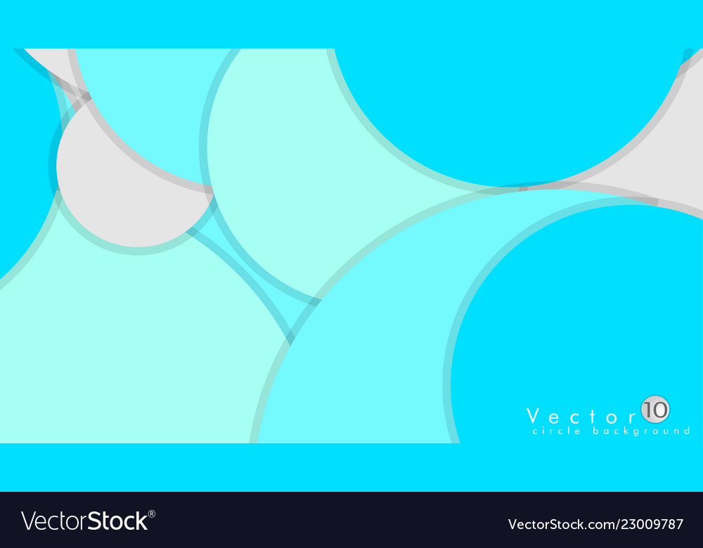 Simple and colorful circles background design vector image Simple and colorful circles background design