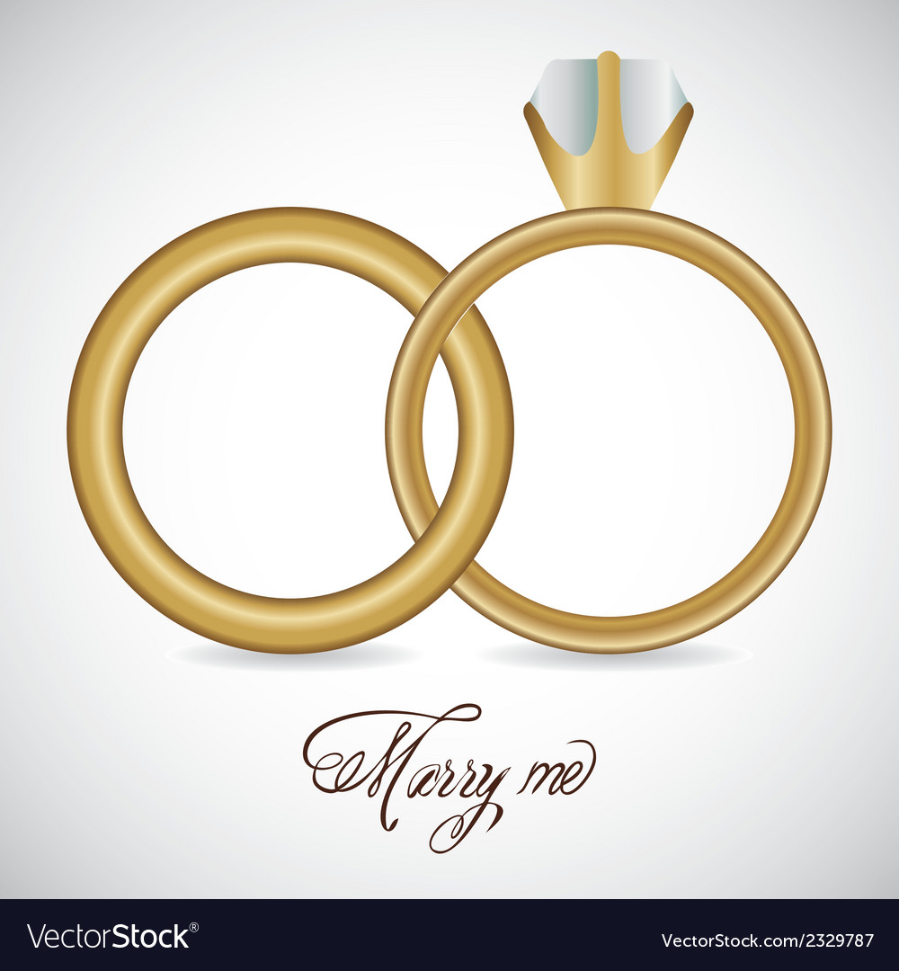 Wedding icons and concepts engagement Royalty Free Vector