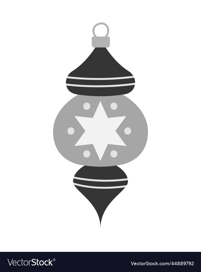 Christmas cone icon vector image Christmas cone icon