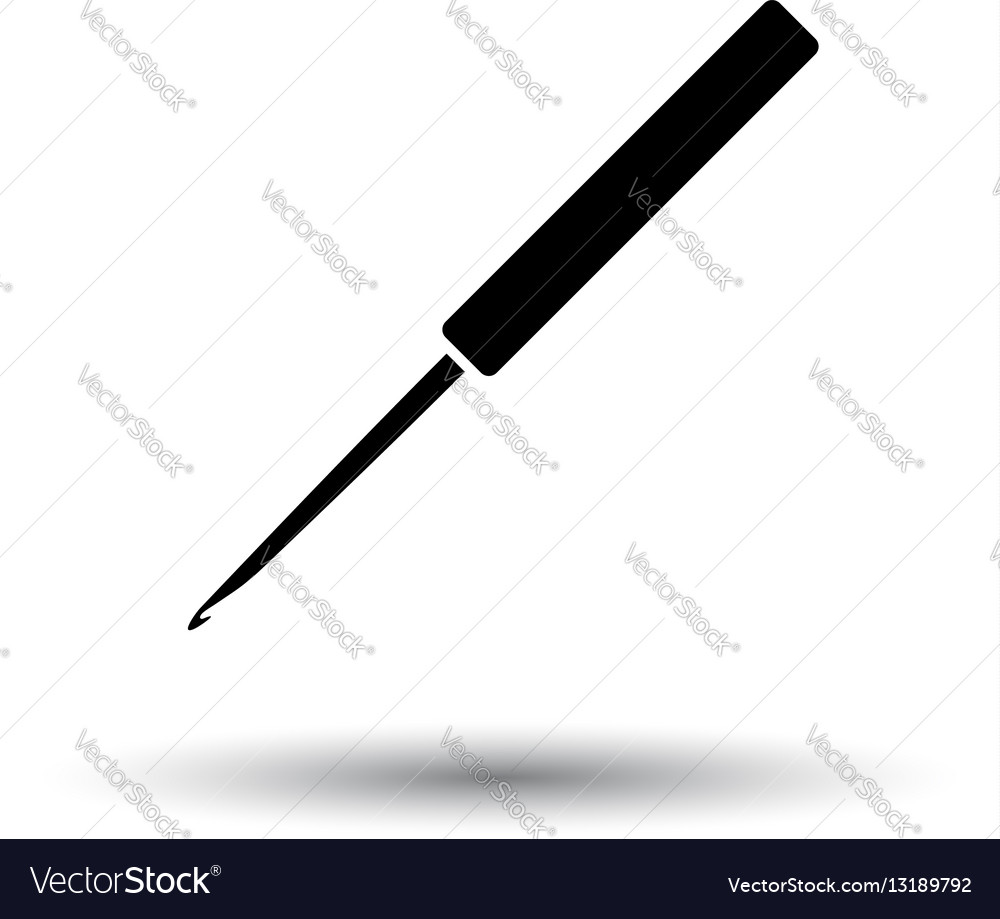 Crochet hook icon