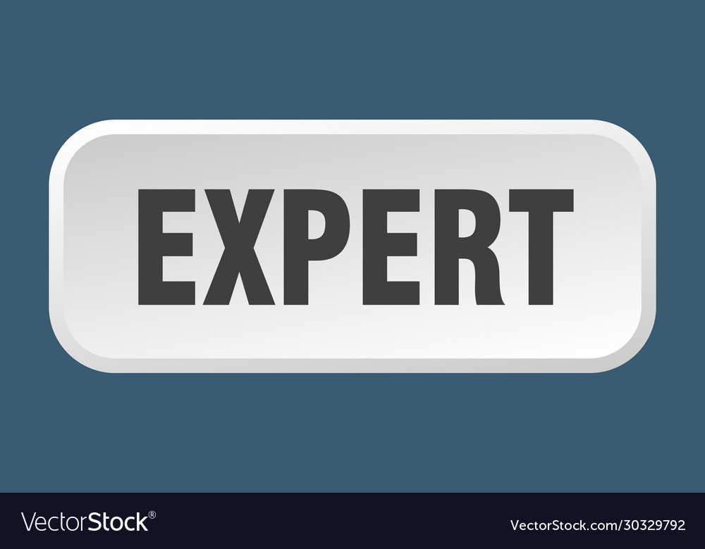 Expert button square 3d push