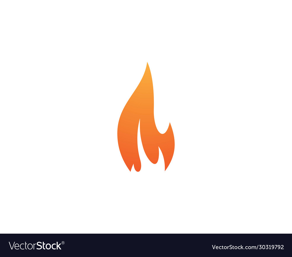 Fire symbol icon Royalty Free Vector Image - VectorStock