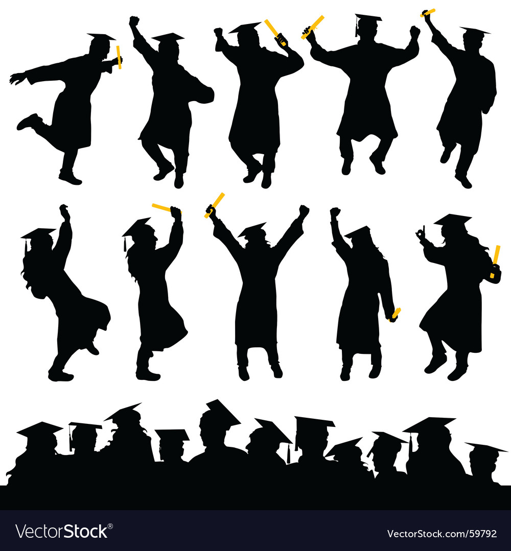 Download Graduation Royalty Free Vector Image - VectorStock