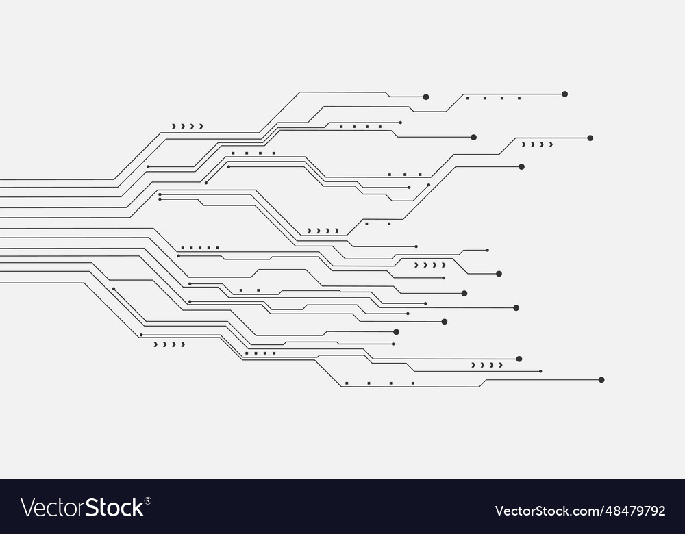 Hi-tech digital data abstract design Vector Image Hi-tech digital data abstract design
