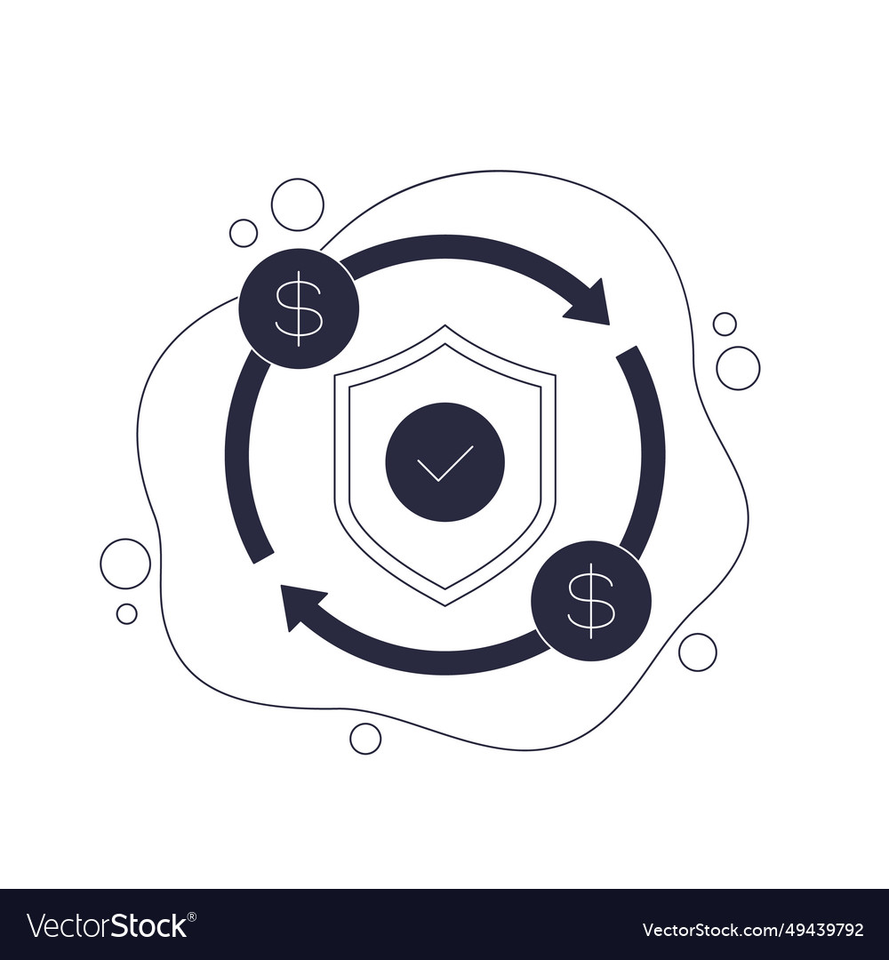 Insurance claim money icon