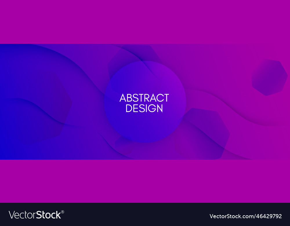 Template with wave shapes abstract vector image Template with wave shapes abstract