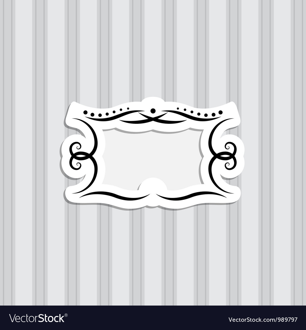 Background and frame