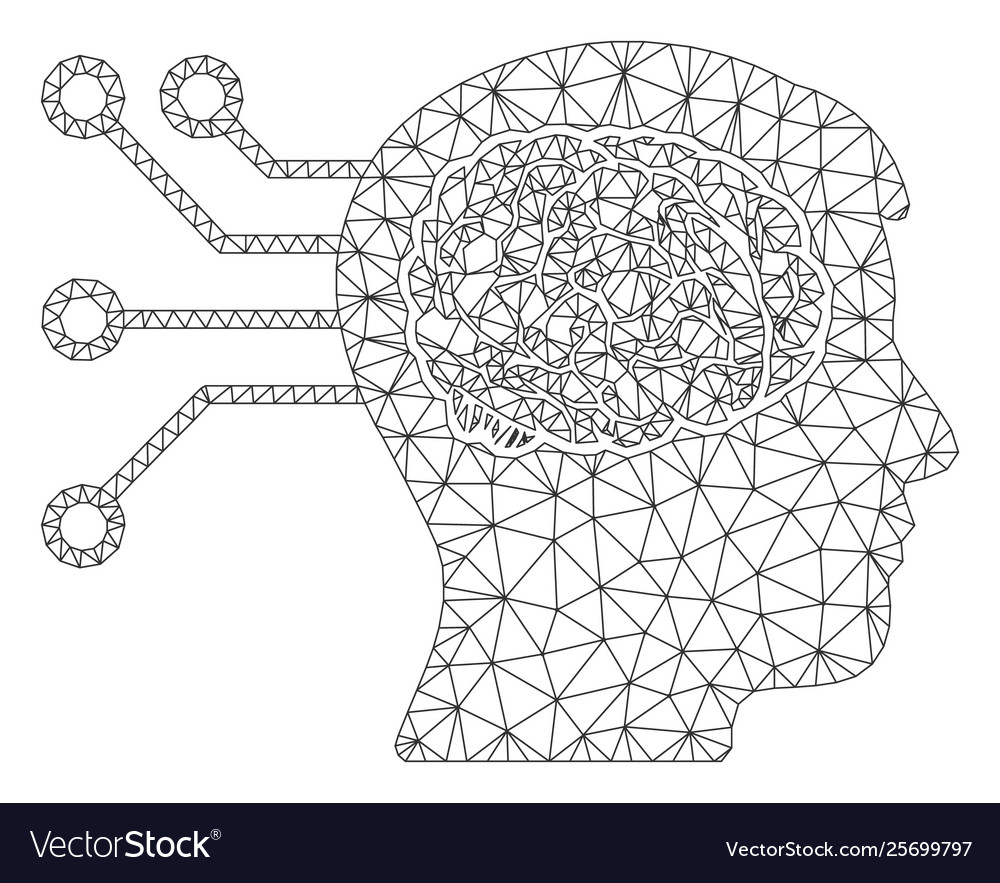 Brain computer connection polygonal frame