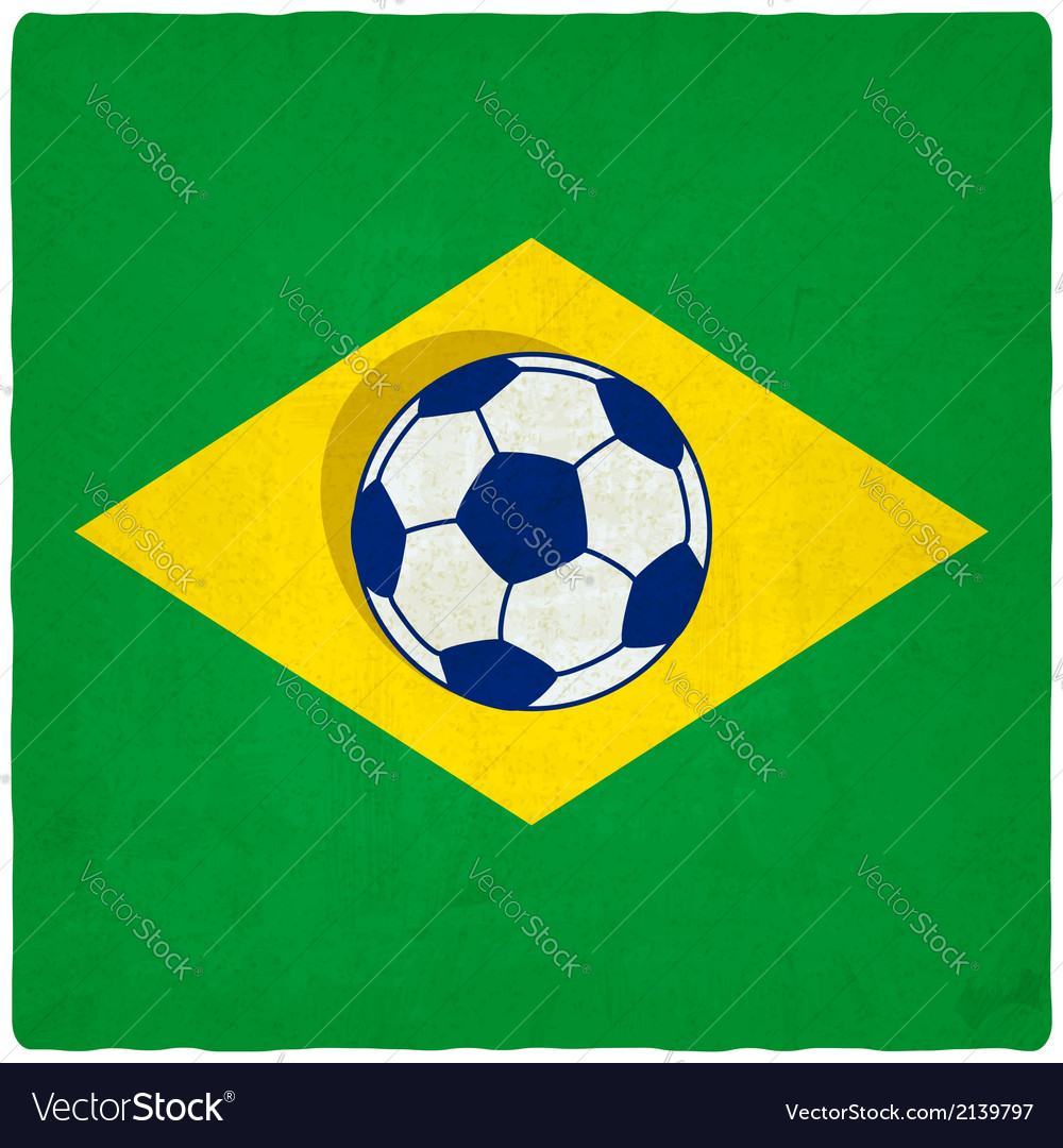 Brasilien Fußball alter Hintergrund