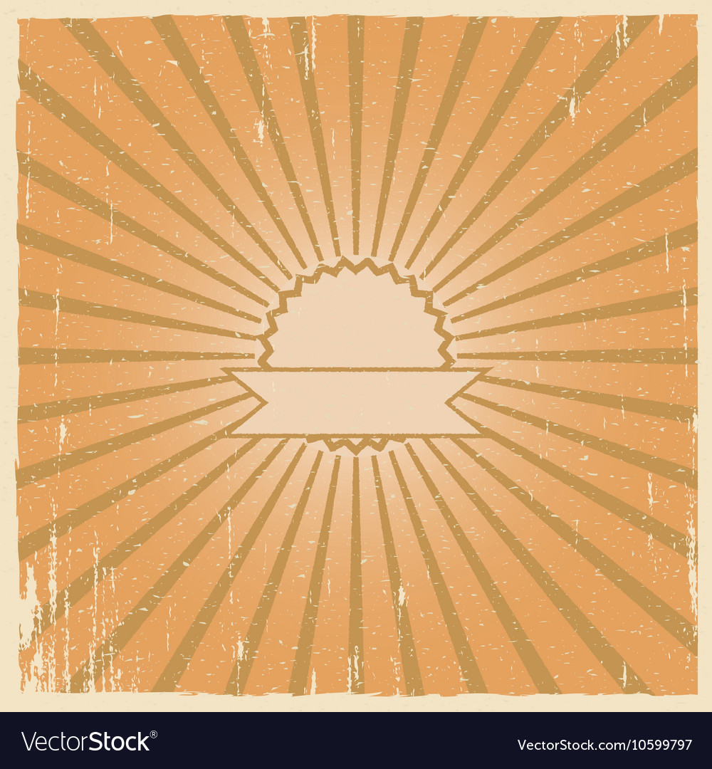 Grunge Vintage Background Retro Burst Royalty Free Vector