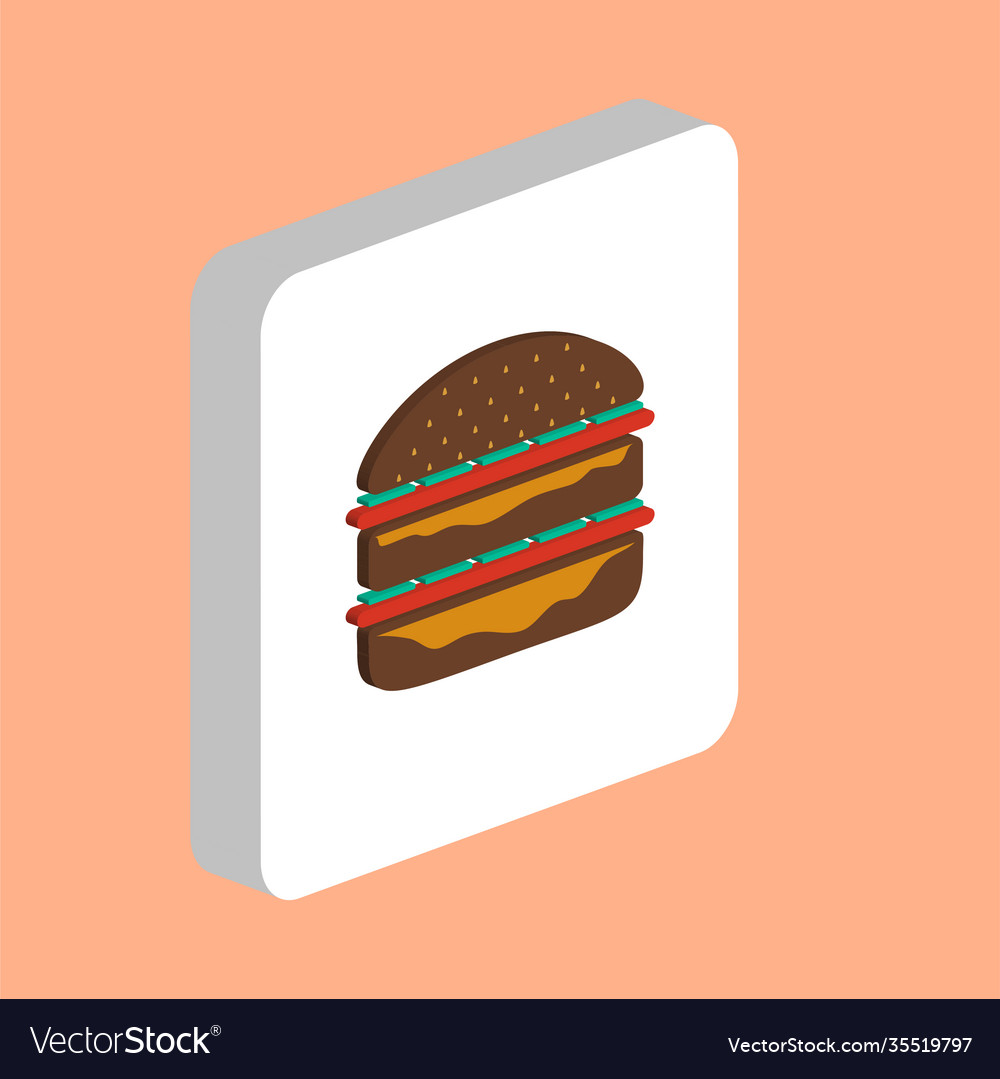 Hamburger simple icon symbol design template