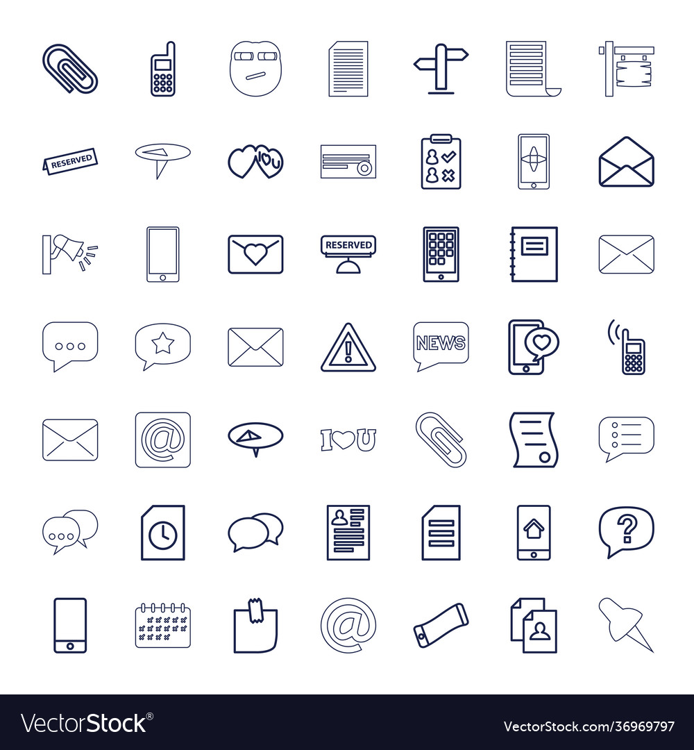 Message icons