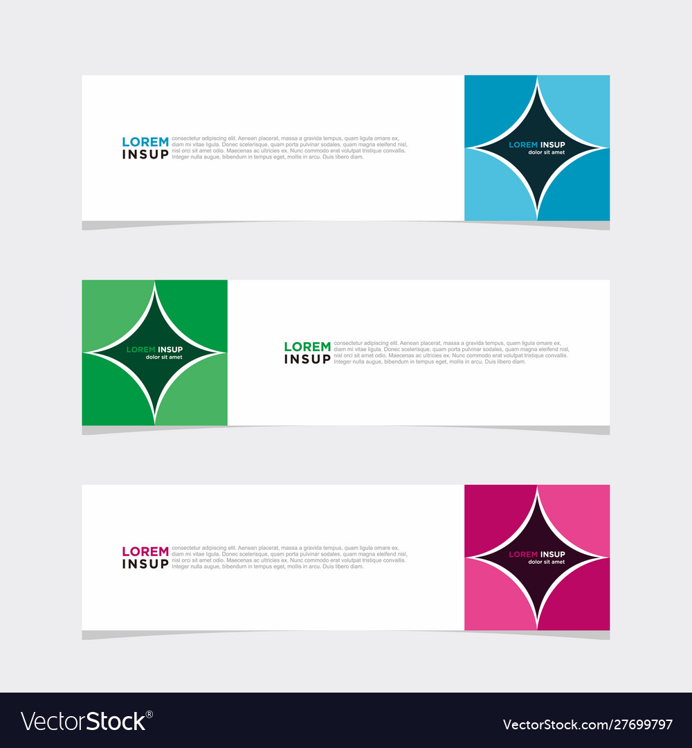 Modern banner web background abstract design