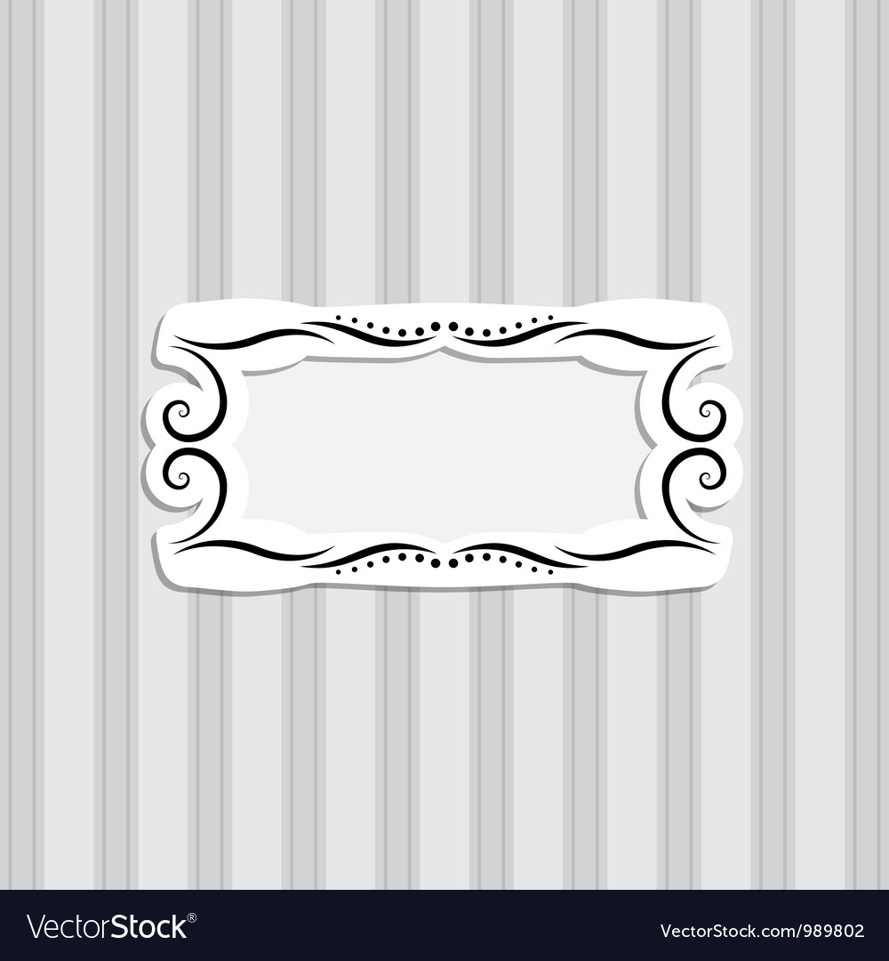 Background and frame