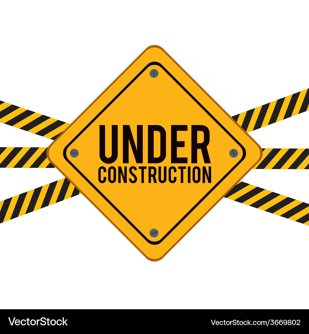 Construction design over white background Vector Image