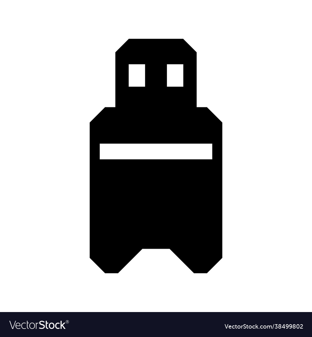 Flash disk icon vector image Flash disk icon