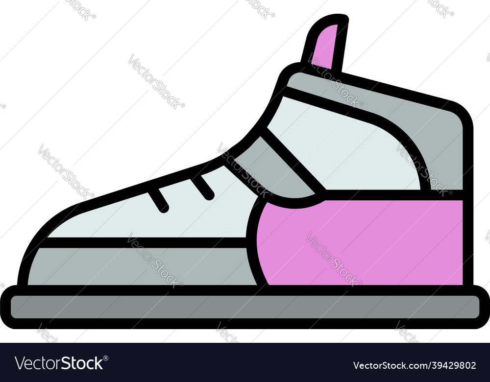 hip-hop-sneaker-icon-color-outline-royalty-free-vector-image