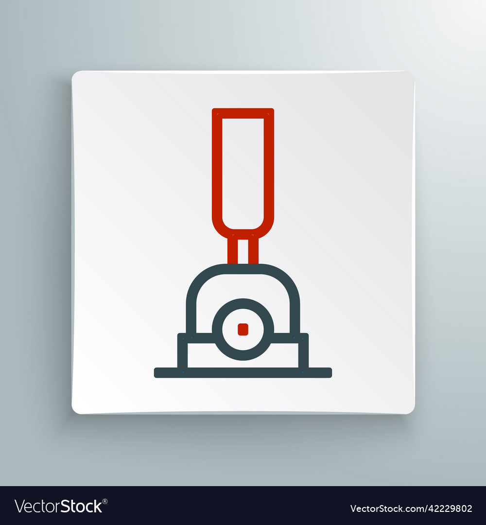 Line arrow for switching the railway icon isolated Vector Image Line arrow for switching the railway icon isolated