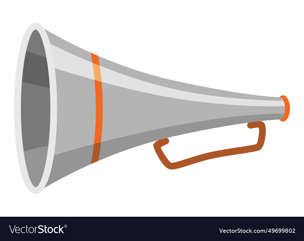 Megaphone icon amplify your message vector image Megaphone icon amplify your message