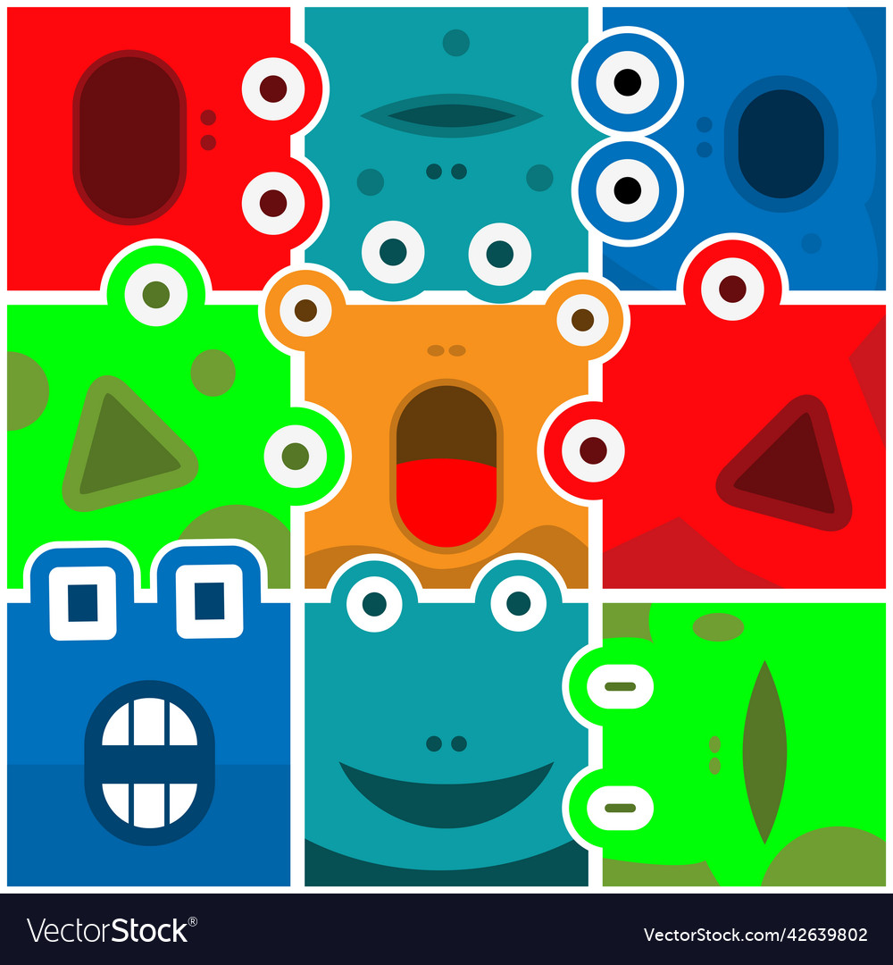 Seamless pattern with frog