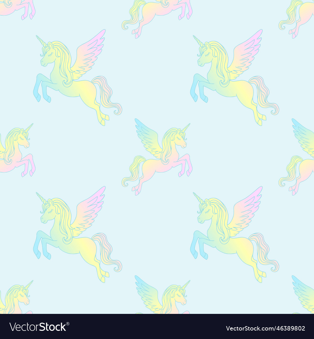 Seamless Unicorn Pattern