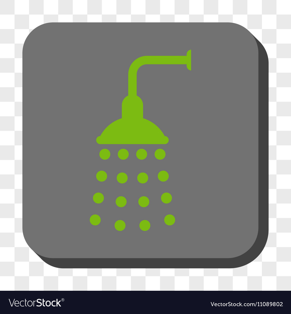 Shower rounded square button