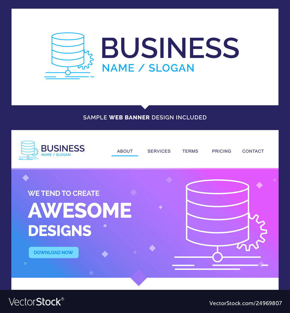 Beautiful business concept brand name algorithm vector image Beautiful business concept brand name algorithm