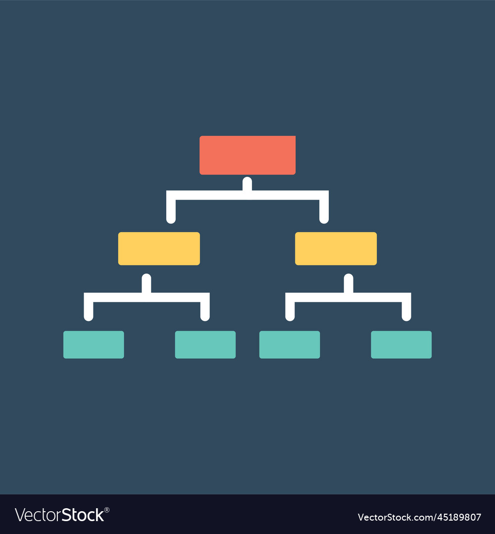 Colorful scheme icon Royalty Free Vector Image